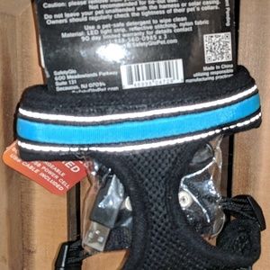 Dog harness LED solar